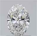 Diamante Natural 0.70 quilates, Ovalado , Color E, claridad VS2 y certificado GIA