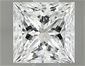 Diamante Natural 0.61 quilates, Princesa , Color F, claridad VS1 y certificado GIA