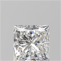 Natural Diamond 1.02 Carats, Princess with  Cut, F Color, VS1 Clarity and Certified by GIA