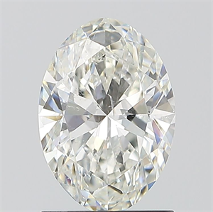 Picture of Natural Diamond 1.22 Carats, Oval with  Cut, I Color, SI2 Clarity and Certified by GIA