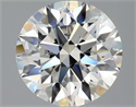 Natural Diamond 2.70 Carats, Round with Excellent Cut, E Color, VVS1 Clarity and Certified by GIA
