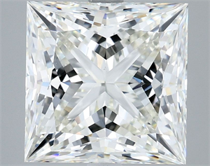 Picture of Natural Diamond 5.03 Carats, Princess with  Cut, I Color, VS1 Clarity and Certified by IGI