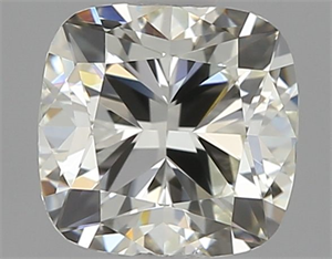 Foto Diamante Natural 0.80 quilates, Del cojín , Color L, claridad IF y certificado GIA de
