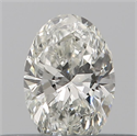 Natural Diamond 0.23 Carats, Oval with  Cut, I Color, VS1 Clarity and Certified by IGI