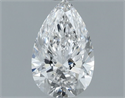 Natural Diamond 0.37 Carats, Pear with  Cut, F Color, VS1 Clarity and Certified by GIA