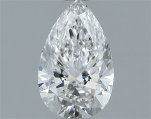 Picture of Natural Diamond 0.37 Carats, Pear with  Cut, F Color, VS1 Clarity and Certified by GIA