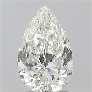 Picture of Natural Diamond 1.50 Carats, Pear with  Cut, I Color, VS2 Clarity and Certified by GIA