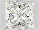 Natural Diamond 2.51 Carats, Princess with  Cut, K Color, SI1 Clarity and Certified by GIA