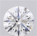Del inventario de diamantes de laboratorio, 4.07 quilates, Redondo , Color D, claridad IF y certificado IGI