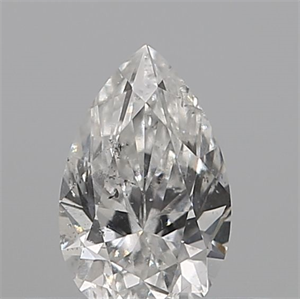 Foto Diamante Natural 0.28 quilates, De pera , Color E, claridad SI2 y certificado IGI de