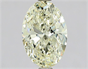 Natural Diamond 1.51 Carats, Oval with  Cut, K Color, SI2 Clarity and Certified by GIA