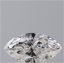 Natural Diamond 0.60 Carats, Marquise with  Cut, D Color, SI2 Clarity and Certified by GIA