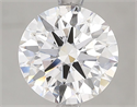 Del inventario de diamantes de laboratorio, 2.59 quilates, Redondo , Color E, claridad VS1 y certificado IGI