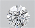 Lab Grown Diamond 1.12 Carats, Round with Ideal Cut, D Color, VVS2 Clarity and Certified by IGI