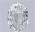 Natural Diamond 0.61 Carats, Oval with  Cut, G Color, VS2 Clarity and Certified by GIA