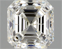 Natural Diamond 1.00 Carats, Asscher with  Cut, I Color, SI2 Clarity and Certified by GIA