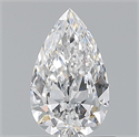 Diamante Natural 0.70 quilates, De pera , Color D, claridad VVS2 y certificado GIA