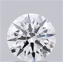 Lab Grown Diamond 2.08 Carats, Round with Ideal Cut, D Color, IF Clarity and Certified by IGI