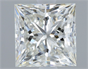 Natural Diamond 1.70 Carats, Princess with  Cut, I Color, VVS1 Clarity and Certified by GIA