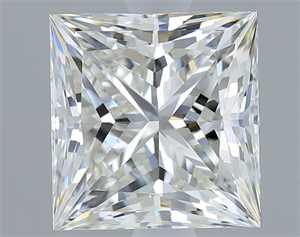 Picture of Natural Diamond 1.70 Carats, Princess with  Cut, I Color, VVS1 Clarity and Certified by GIA