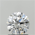 Lab Grown Diamond 1.09 Carats, Round with Ideal Cut, E Color, VVS2 Clarity and Certified by IGI