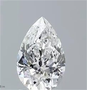 Foto Diamante Natural 1.20 quilates, De pera , Color G, claridad SI2 y certificado GIA de