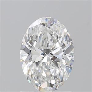 Picture of Natural Diamond 1.30 Carats, Oval with  Cut, E Color, SI1 Clarity and Certified by GIA