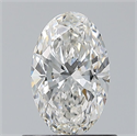 Diamante Natural 0.70 quilates, Ovalado , Color G, claridad VS2 y certificado GIA