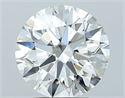 Natural Diamond 2.80 Carats, Round with Excellent Cut, J Color, VS1 Clarity and Certified by GIA