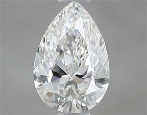 Picture of Natural Diamond 0.50 Carats, Pear with  Cut, I Color, VVS1 Clarity and Certified by GIA