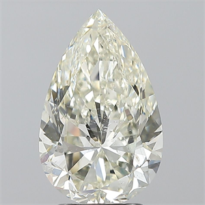 Picture of Natural Diamond 3.01 Carats, Pear with  Cut, J Color, SI1 Clarity and Certified by IGI