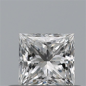 Foto Diamante Natural 0.32 quilates, Princesa , Color F, claridad VVS1 y certificado GIA de