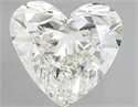 Natural Diamond 4.52 Carats, Heart with  Cut, I Color, SI1 Clarity and Certified by IGI