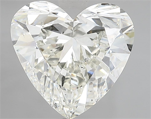 Picture of Natural Diamond 4.52 Carats, Heart with  Cut, I Color, SI1 Clarity and Certified by IGI