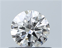 Natural Diamond 0.50 Carats, Round with Excellent Cut, H Color, SI1 Clarity and Certified by GIA