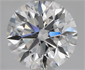 Natural Diamond 1.90 Carats, Round with Excellent Cut, D Color, VS2 Clarity and Certified by GIA