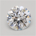 Lab Grown Diamond 1.14 Carats, Round with Ideal Cut, D Color, VVS2 Clarity and Certified by IGI