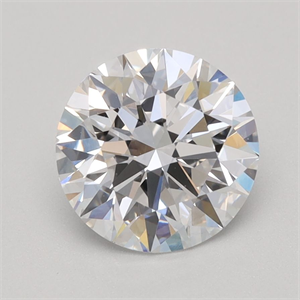 Picture of Lab Grown Diamond 1.14 Carats, Round with Ideal Cut, D Color, VVS2 Clarity and Certified by IGI
