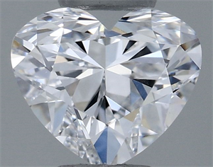 Picture of Natural Diamond 0.40 Carats, Heart with  Cut, D Color, VS1 Clarity and Certified by GIA