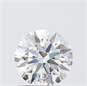 Lab Grown Diamond 1.09 Carats, Round with Ideal Cut, F Color, VVS2 Clarity and Certified by IGI