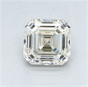 Natural Diamond 1.62 Carats, Asscher with  Cut, L Color, VVS1 Clarity and Certified by GIA