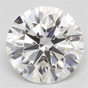 Picture of Natural Diamond 1.42 Carats, Round with Excellent Cut, F Color, VVS1 Clarity and Certified by GIA