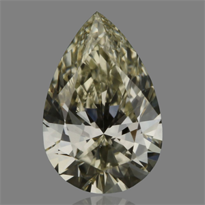 Picture of Natural Diamond 0.22 Carats, Pear with  Cut, L Color, VS2 Clarity and Certified by GIA