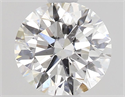 Natural Diamond 1.01 Carats, Round with Excellent Cut, D Color, SI2 Clarity and Certified by GIA