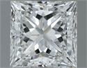 Natural Diamond 1.50 Carats, Princess with  Cut, G Color, VVS2 Clarity and Certified by GIA