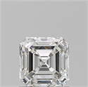 Natural Diamond 1.01 Carats, Asscher with  Cut, H Color, VS1 Clarity and Certified by GIA