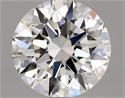 Diamante Natural 0.52 quilates, Redondo , Color H, claridad VVS2 y certificado GIA