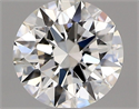 Diamante Natural 0.52 quilates, Redondo , Color H, claridad VVS2 y certificado GIA