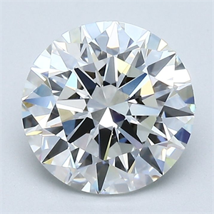 Foto Diamante Natural 2.01 quilates, Redondo , Color F, claridad VS1 y certificado GIA de