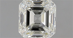 Picture of Natural Diamond 0.90 Carats, Asscher with  Cut, G Color, VVS1 Clarity and Certified by IGI
